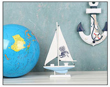 Load image into Gallery viewer, Wooden Decor Sailboat